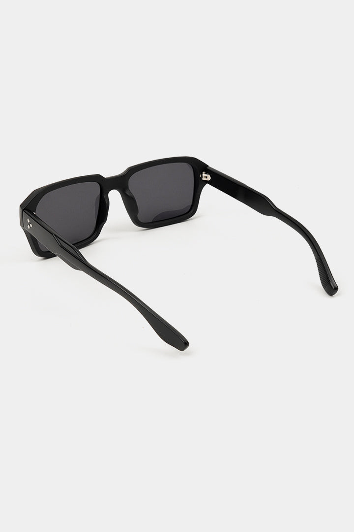 Rectangle Sunglasses - Black - Mendeez