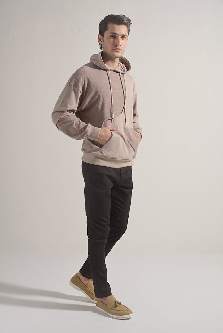 Pullover Hoodie - Sand Brown - Mendeez