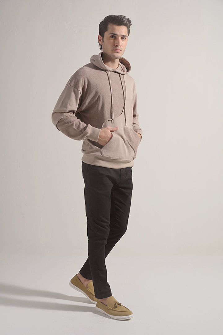 Pullover Hoodie - Sand Brown - Mendeez