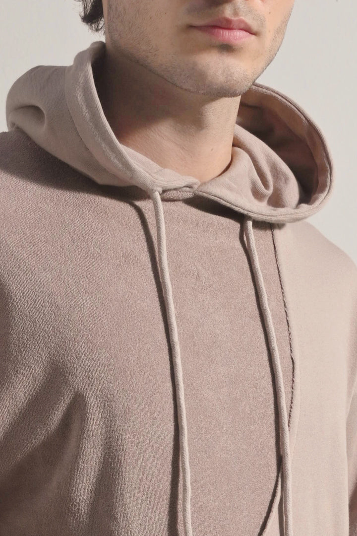 Pullover Hoodie - Sand Brown - Mendeez