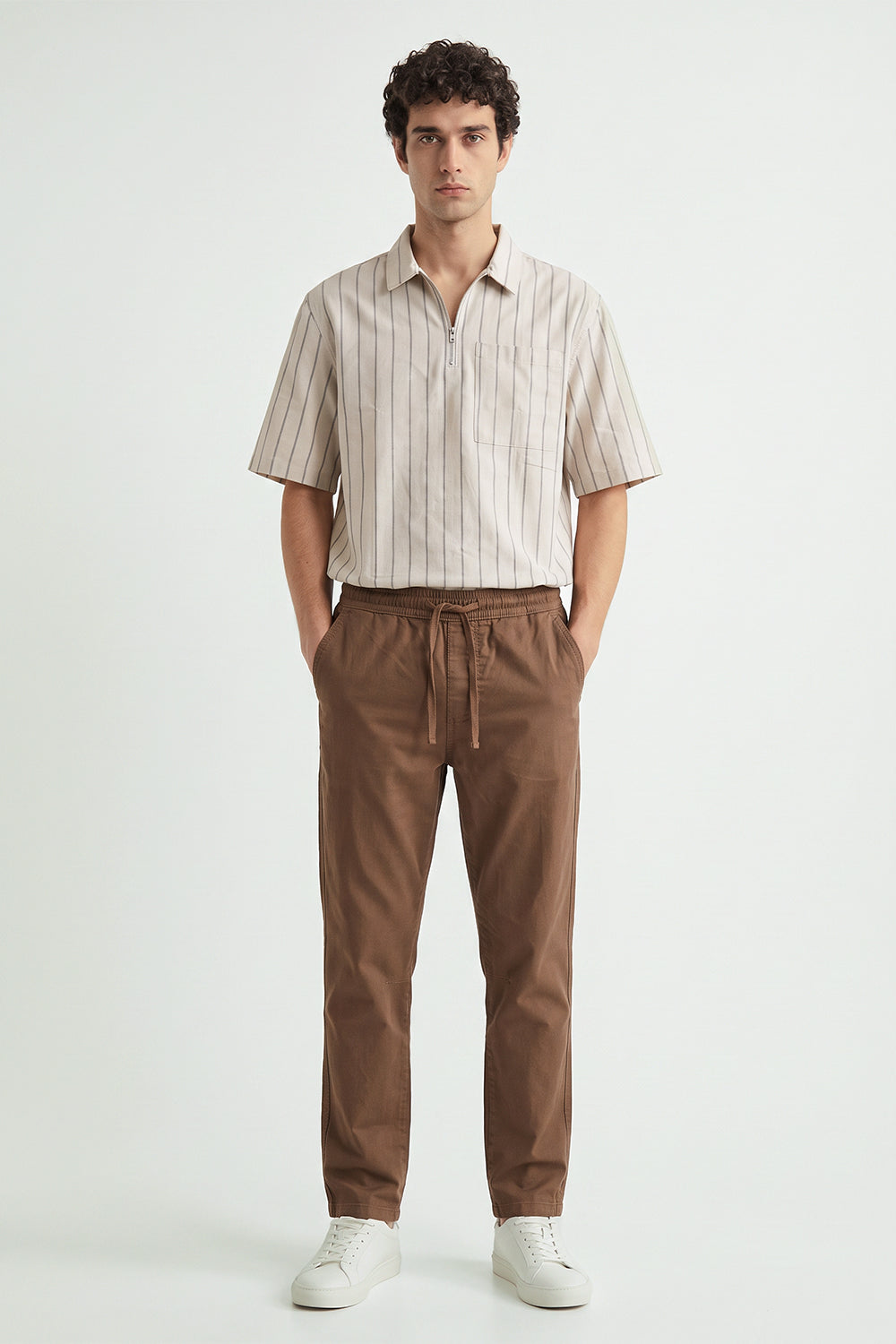 Quarter-Zip Woven Shirt — photo 4