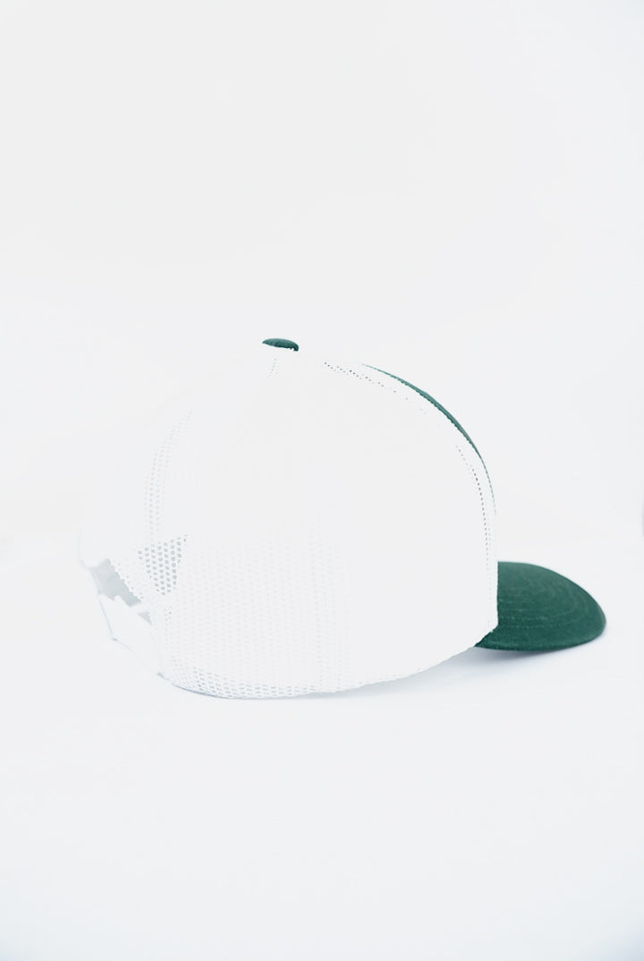 Paris Capital Trucker Cap - Dark Green-3-MENDEEZ