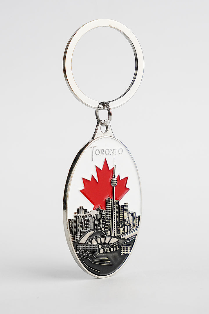 Canada Keychain - White - Mendeez
