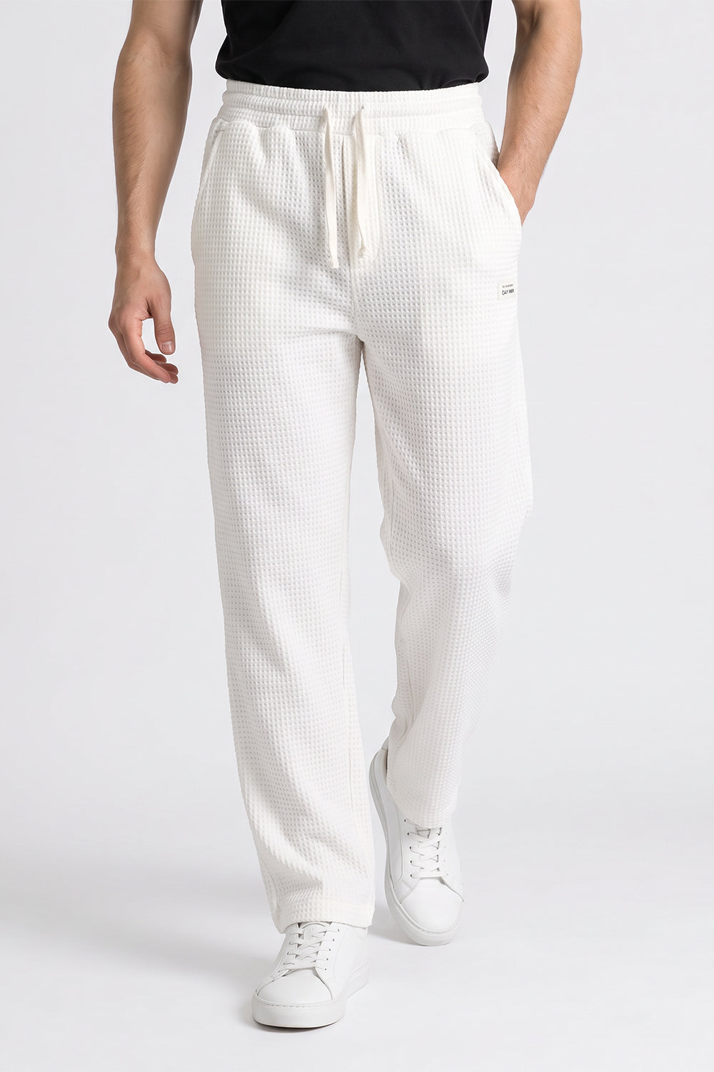 Waffle Loose Fit Trousers — photo 4