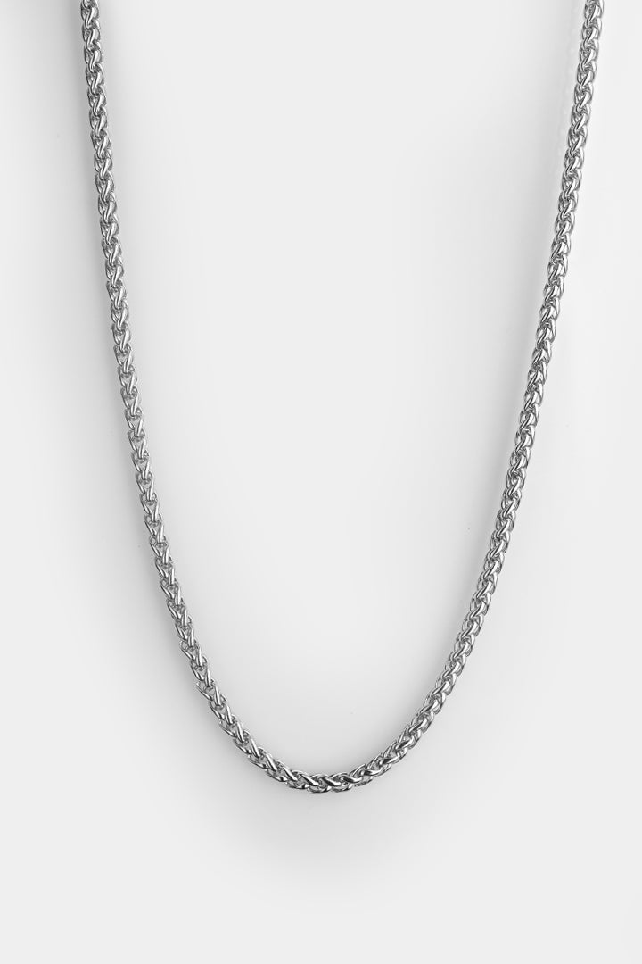 Wheat Link Chain - Silver - Mendeez