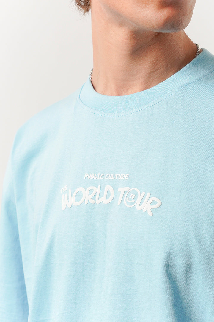 Box Fit Tee - Sky Blue - Mendeez