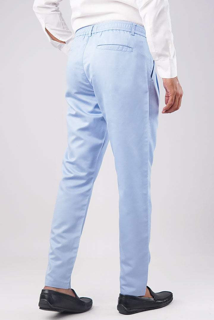 Pleated Pant - Sky Blue - Mendeez PK