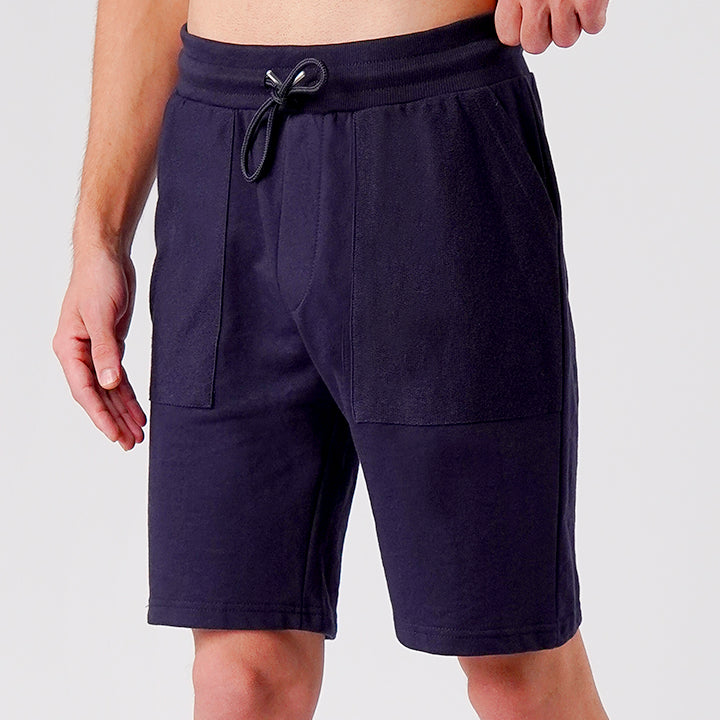Terry Shorts - Navy Blue - Mendeez