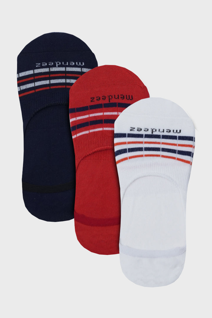 No Show Socks - Pack of 3 - Mendeez