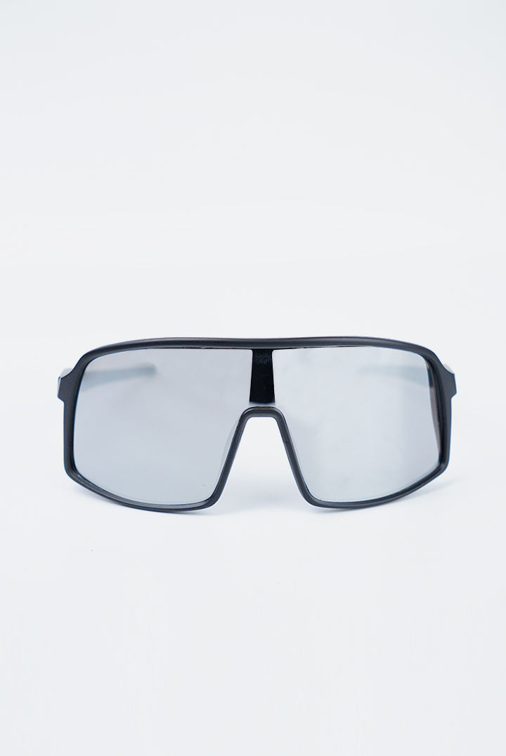 Shield Sunglasses - Black Matte / Silver Mirror-3-MENDEEZ
