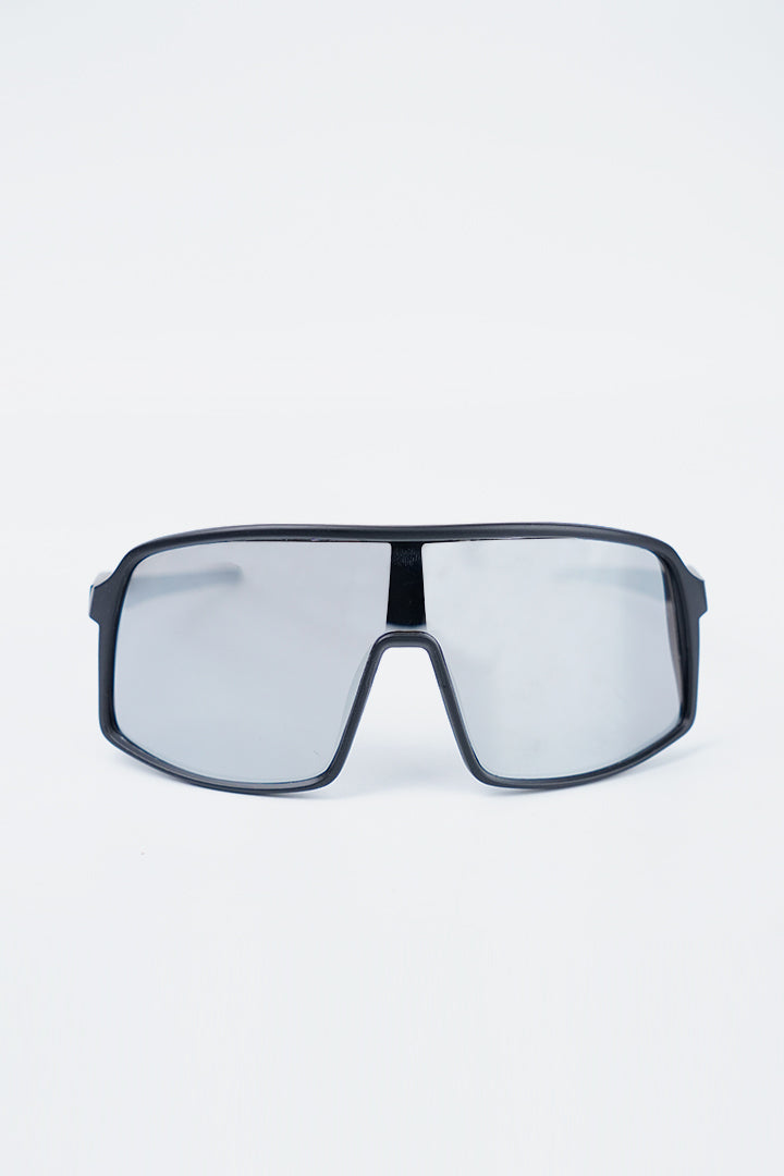 Shield Sunglasses - Black Matte / Silver Mirror-3-MENDEEZ
