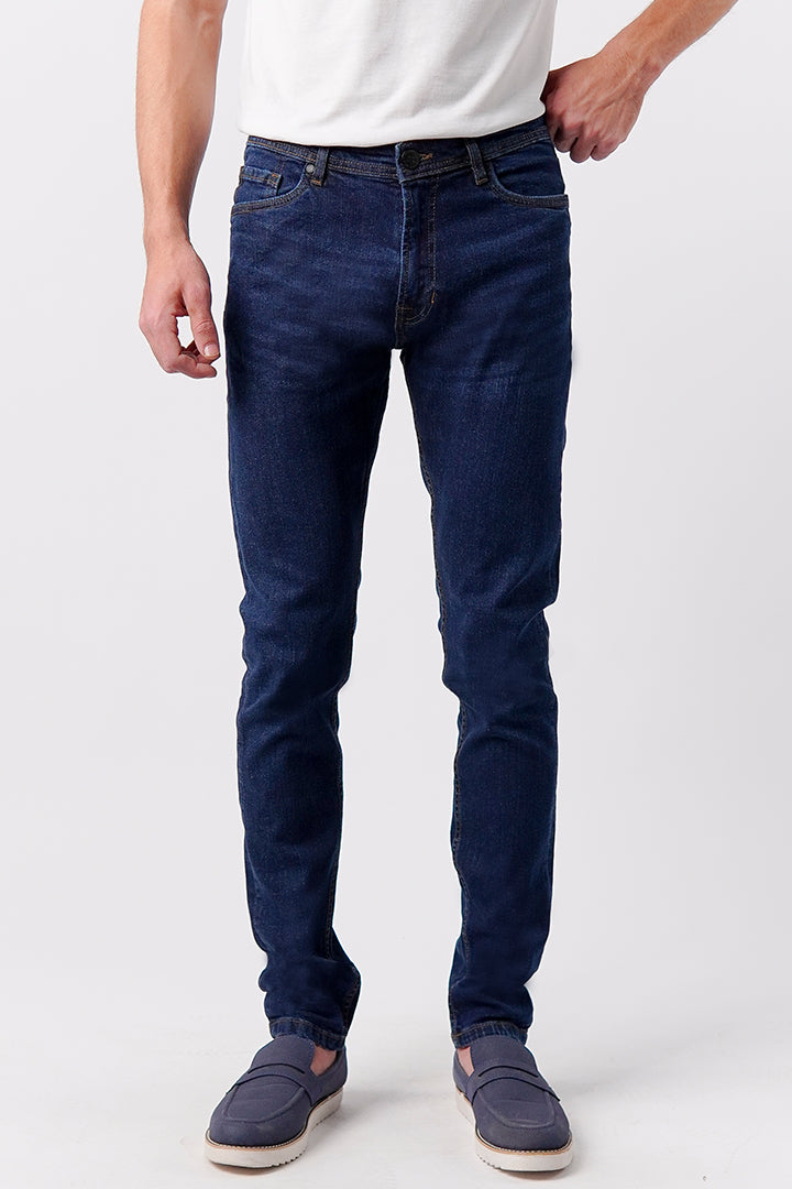 Slim Fit Denim - Navy Blue - Mendeez
