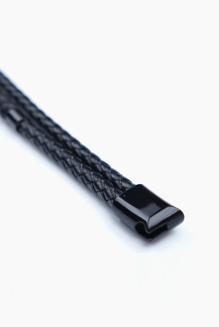 Double-Layer Braided and Matte Bead Bracelet-1-MENDEEZ