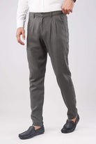 Pleated Pant - Charcoal - Mendeez PK