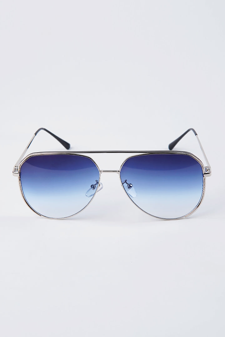 Aviator Sunglasses - Blue - Mendeez