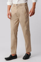 Straight Fit Chinos - Beige - Mendeez