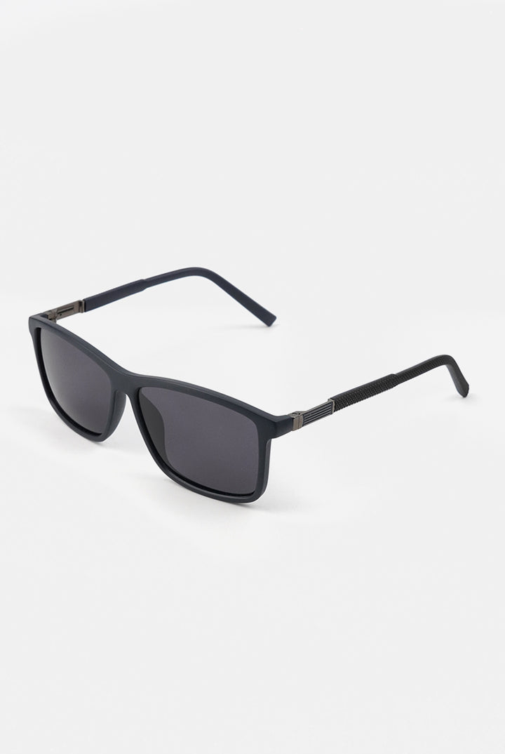 Rectangle Wayfarer Sunglasses - Black - Mendeez