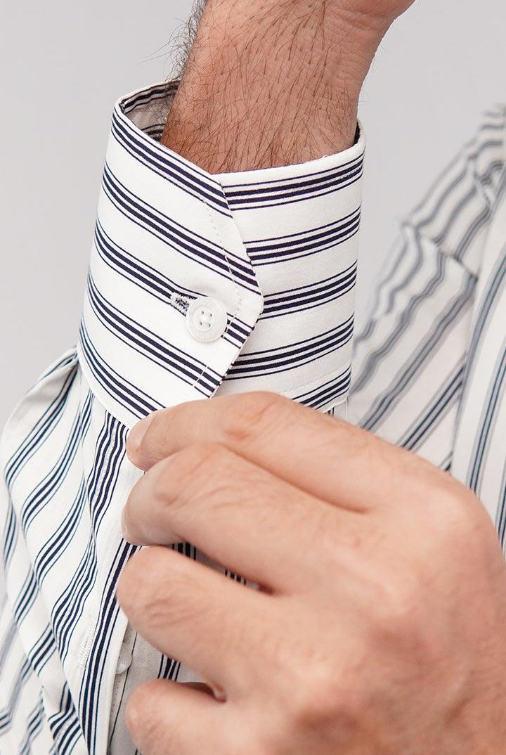 Striped Shirt - Black & White - Mendeez