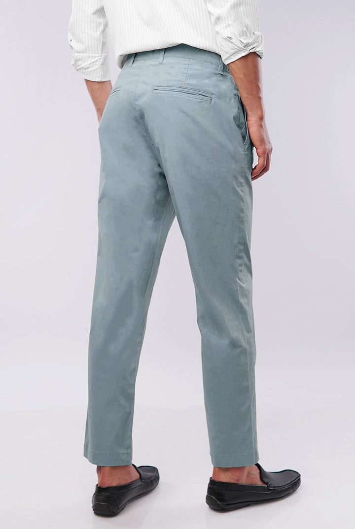 Chino Pants - Greyish Blue - Mendeez