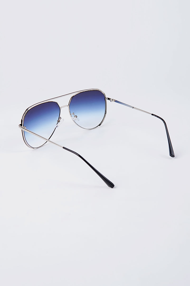 Aviator Sunglasses - Blue - Mendeez