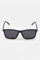 Rectangle Wayfarer Sunglasses - Black - Mendeez