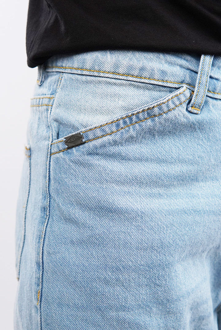 Straight Fit Denim - Sky Blue - Mendeez