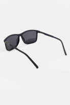 Rectangle Wayfarer Sunglasses - Black - Mendeez