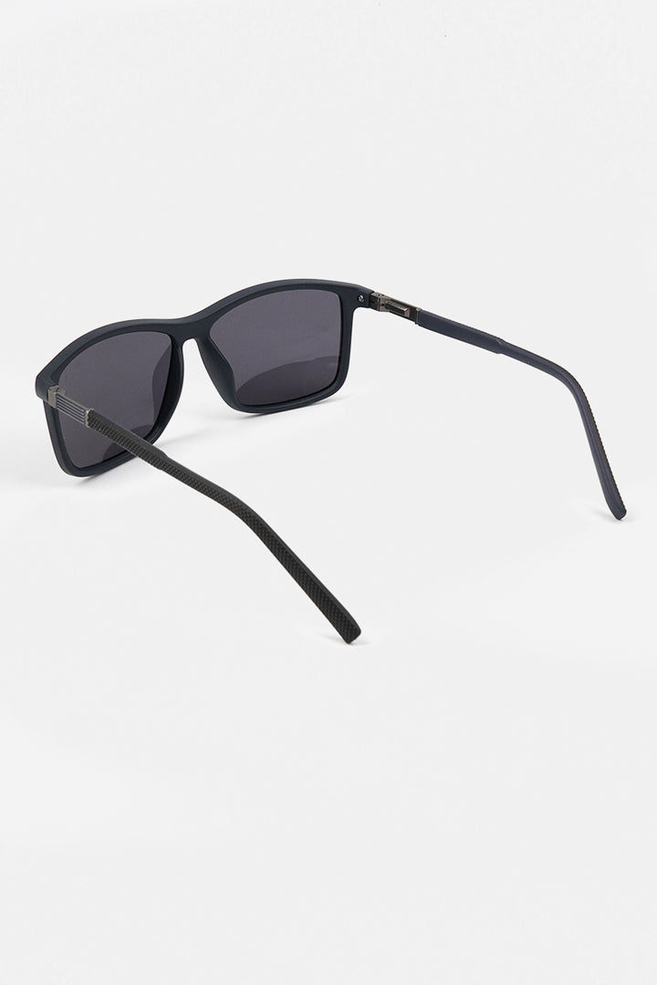 Rectangle Wayfarer Sunglasses - Black - Mendeez