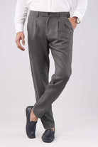 Pleated Pant - Charcoal - Mendeez PK