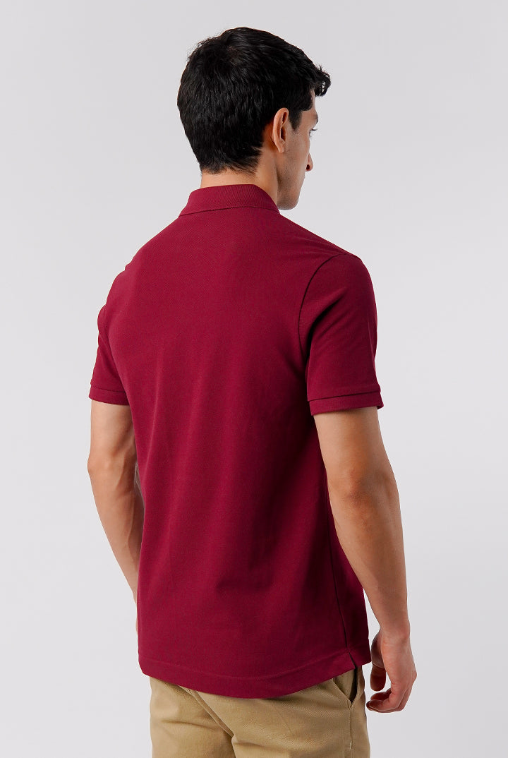 Regular Fit Polo Shirt - Maroon - Mendeez