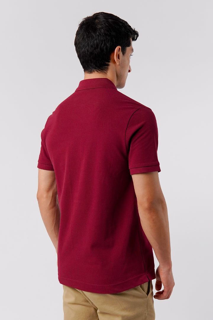 Regular Fit Polo Shirt - Maroon - Mendeez