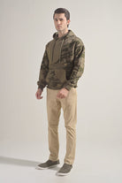 Camouflage Pullover Hoodie - Green - Mendeez