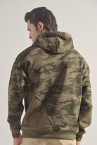 Camouflage Pullover Hoodie - Green - Mendeez