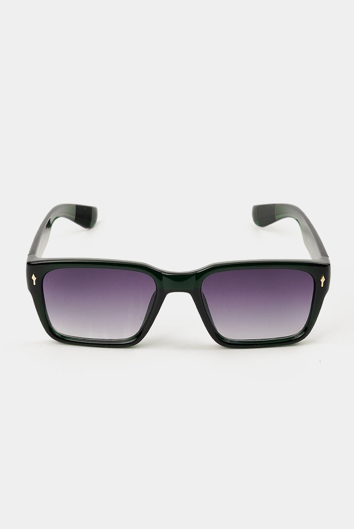 Rectangle Sunglasses - Emerald Green - Mendeez