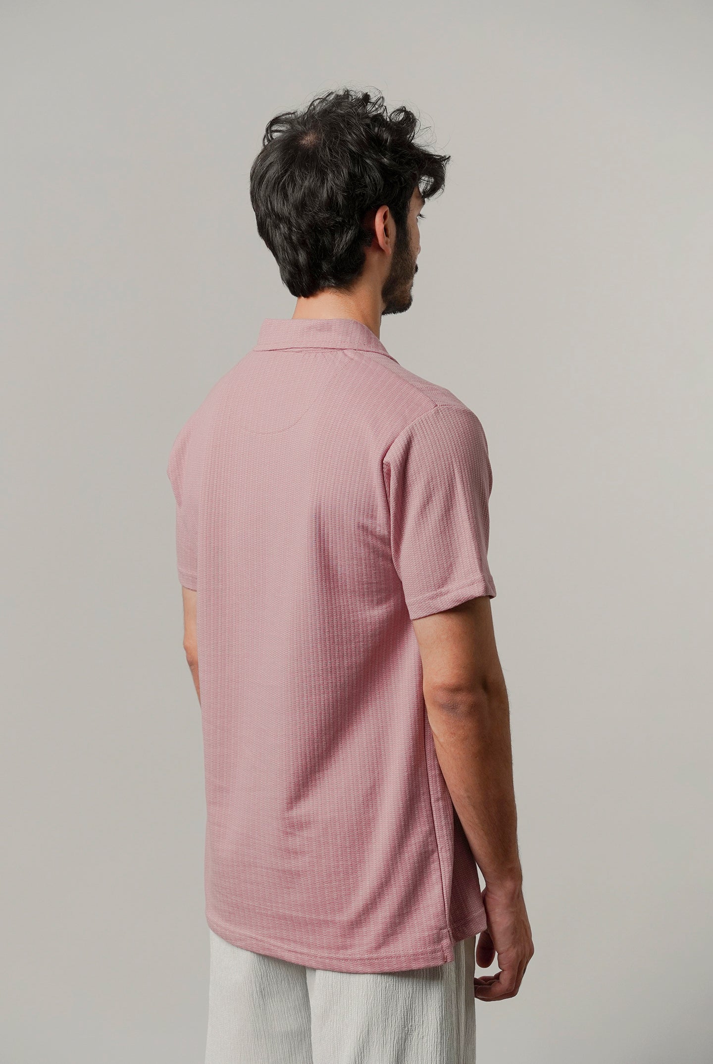 Johnny Collar Polo - Pink - Mendeez