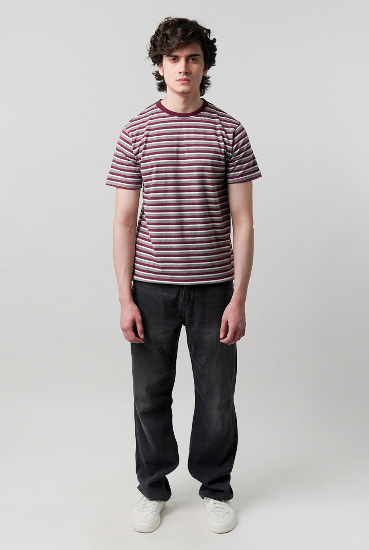 Striped T-Shirt - Multicolor - Mendeez