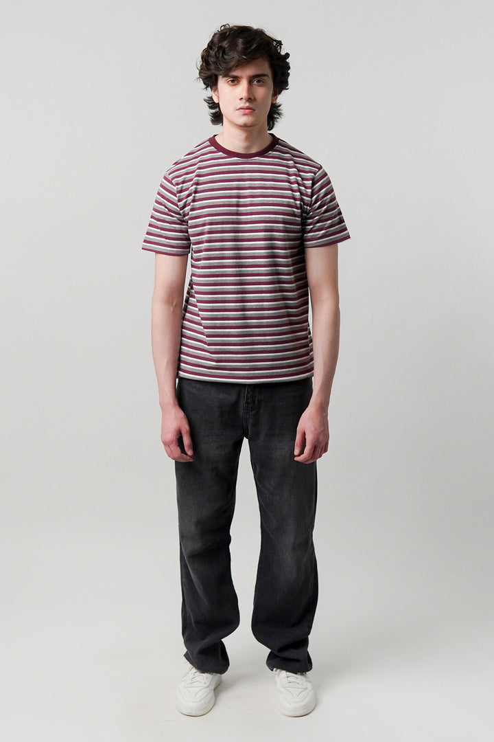 Striped T-Shirt - Multicolor - Mendeez