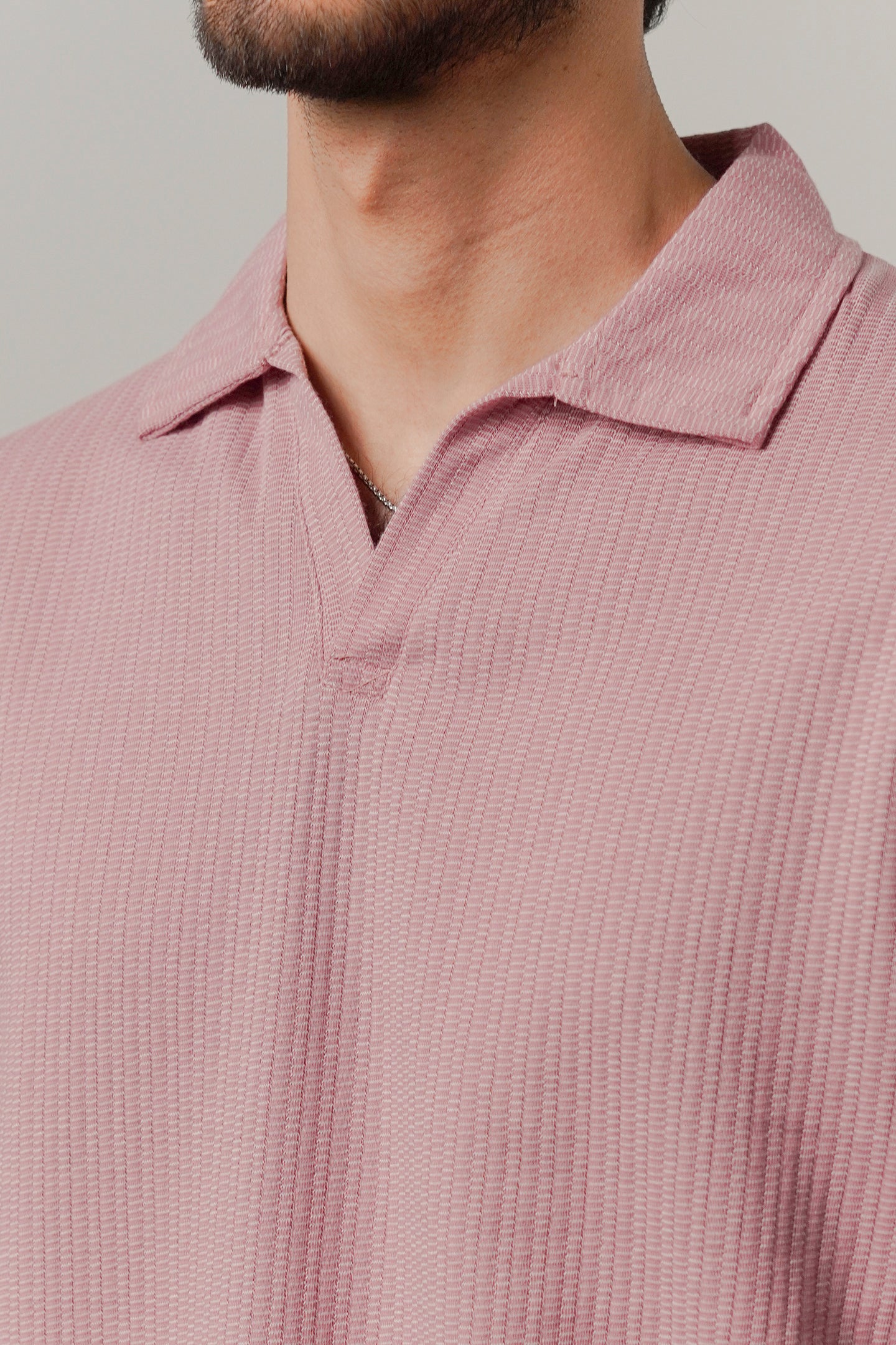 Johnny Collar Polo - Pink - Mendeez
