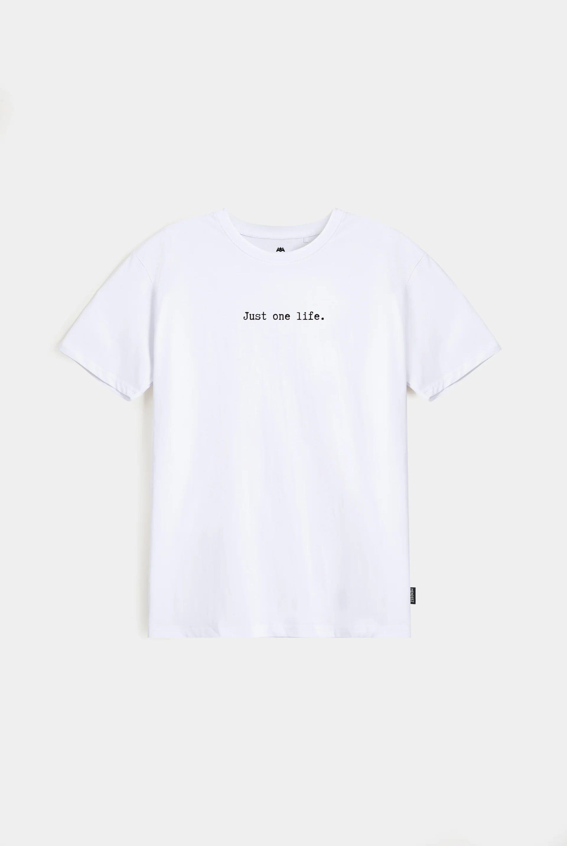 Printed Graphic Tee - White - Mendeez
