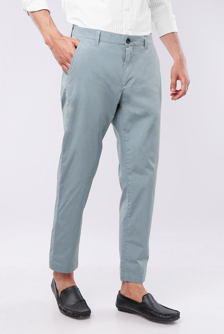 Chino Pants - Greyish Blue - Mendeez