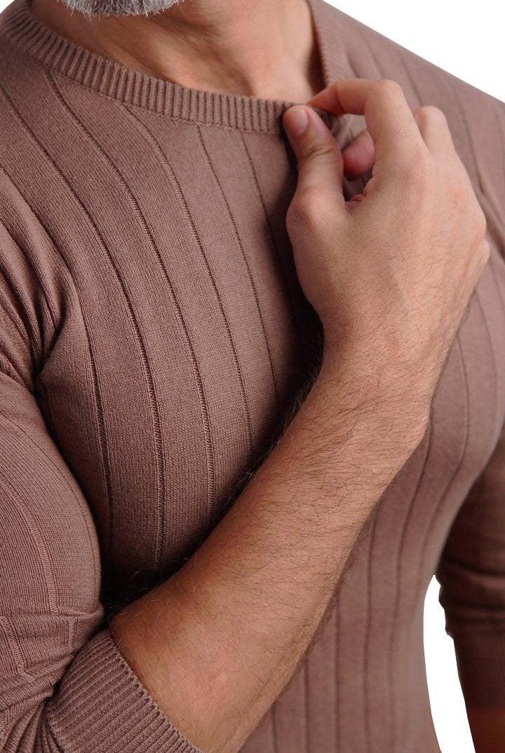 Dusty Pink Drop Needle Sweatshirt - Mendeez PK
