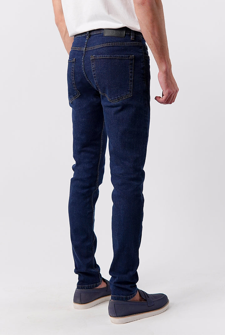 Slim Fit Denim - Navy Blue - Mendeez
