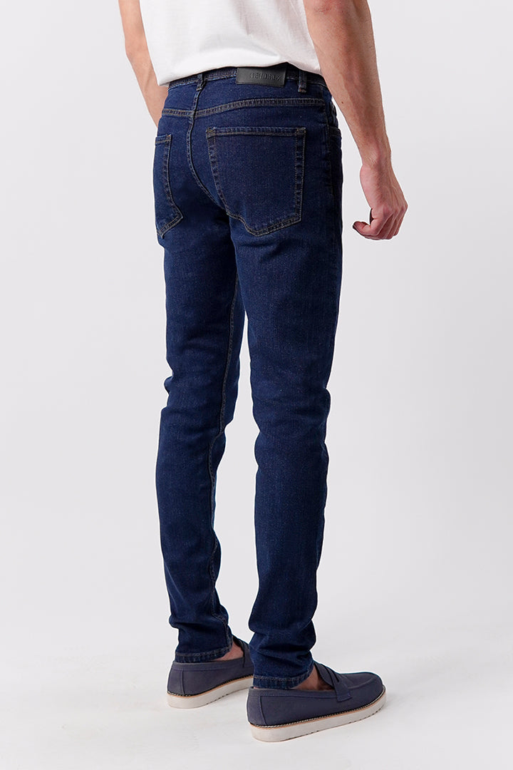 Slim Fit Denim - Navy Blue - Mendeez
