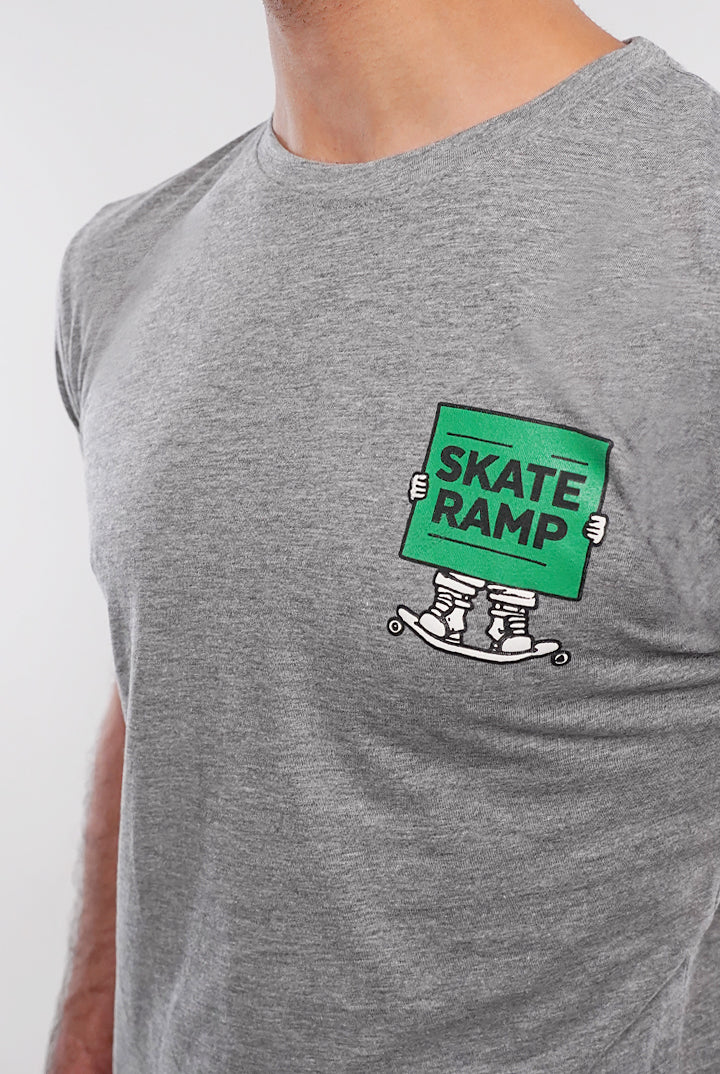 Graphic T-Shirt - Heather Grey - Mendeez