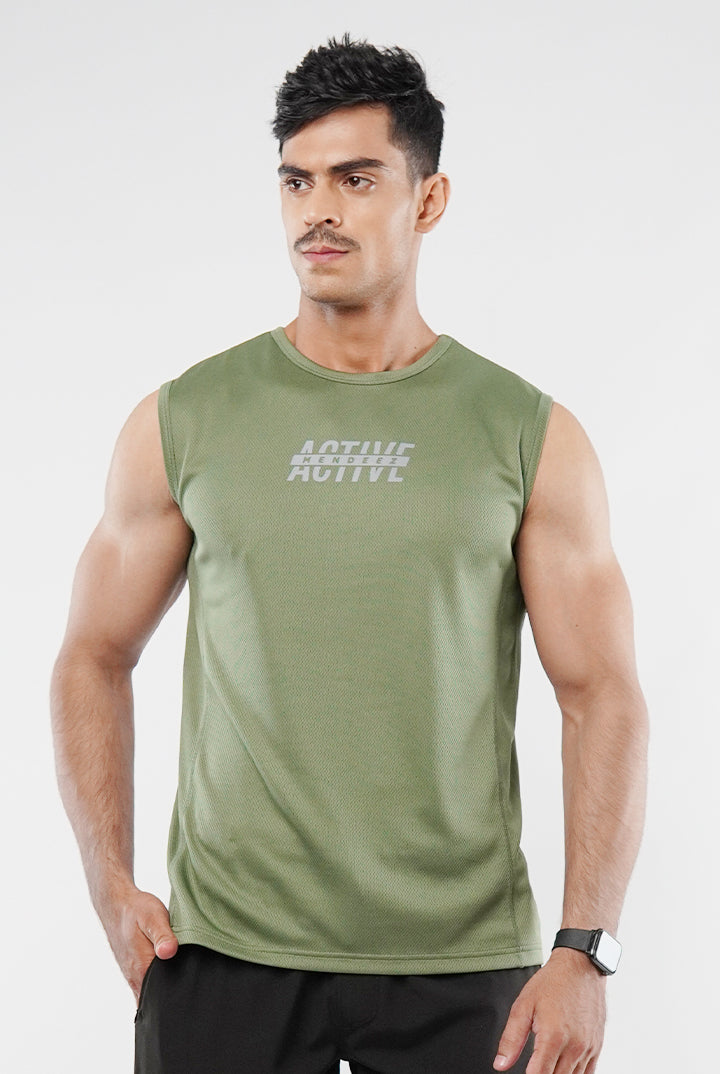 Tank Top - Olive Green - Mendeez