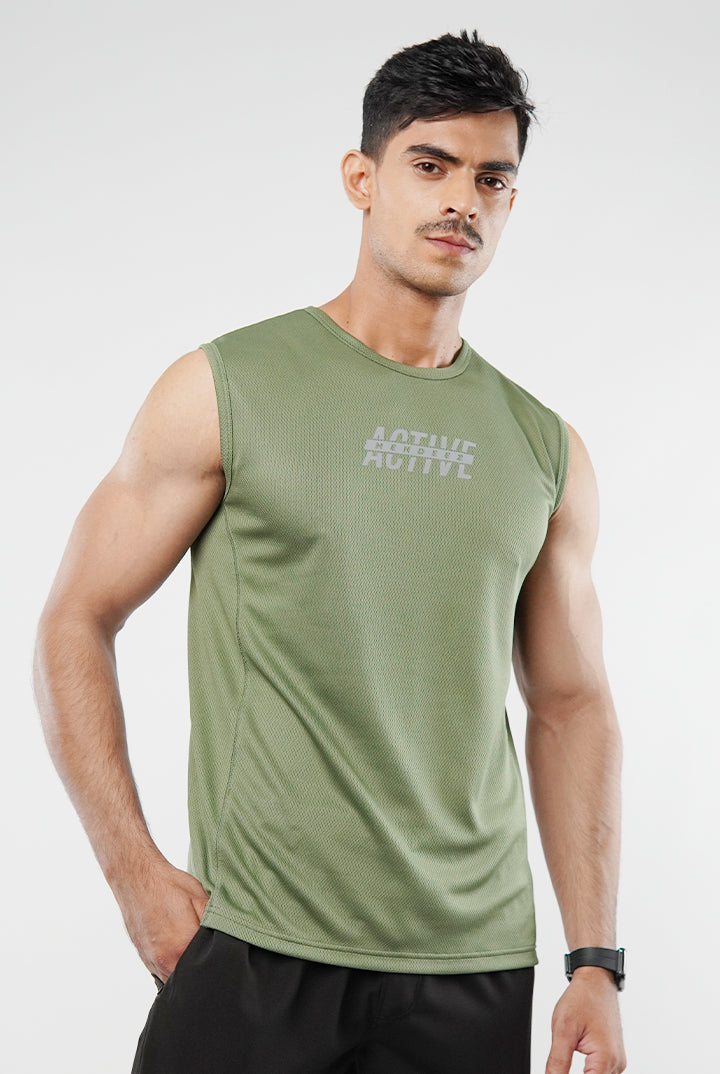 Tank Top - Olive Green - Mendeez