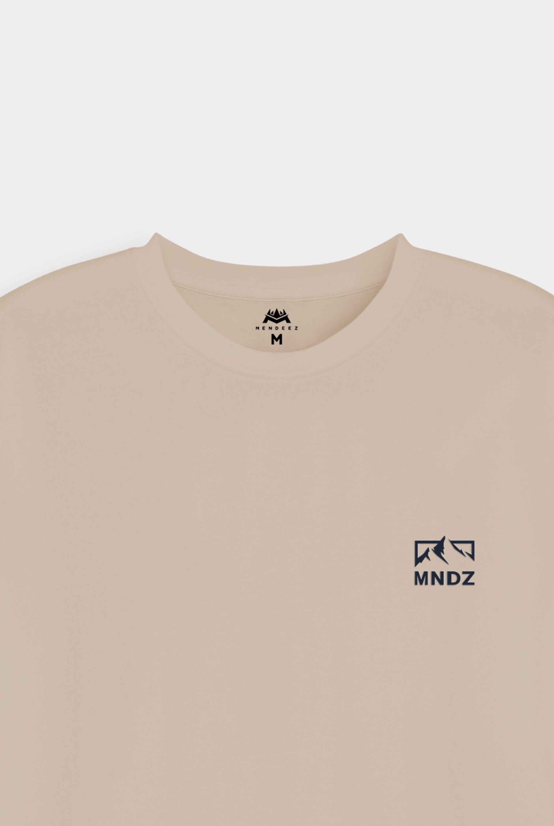 Printed Graphic Tee - Cream - Mendeez