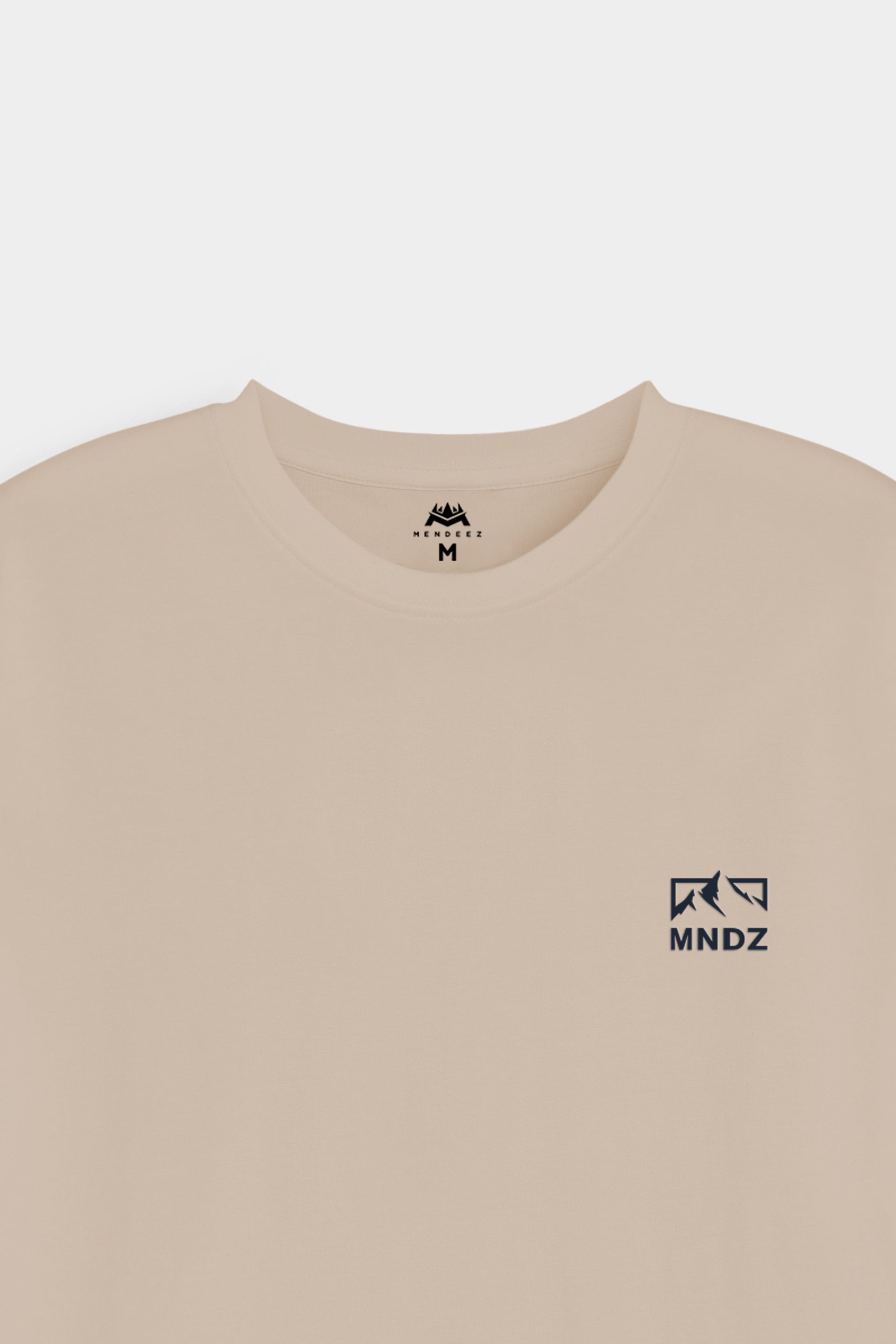 Printed Graphic Tee - Cream - Mendeez