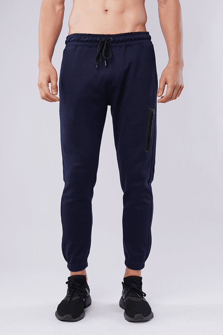 Terry Jogger Pants - Navy Blue - Mendeez PK
