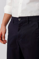 Straight Fit Chinos - Dark Blue - Mendeez